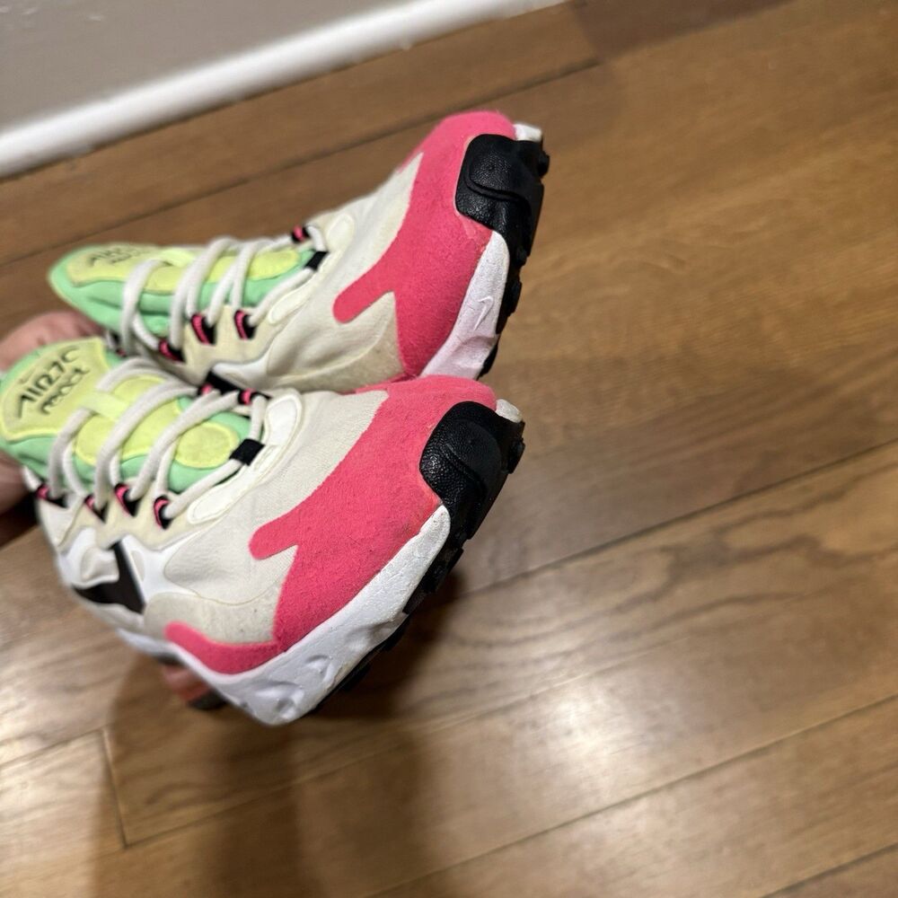 Nike Air Max 270 React Shoes Women Sz 7.5 White Pink Running Sneakers CJ0619-101 - Picture 5 of 8